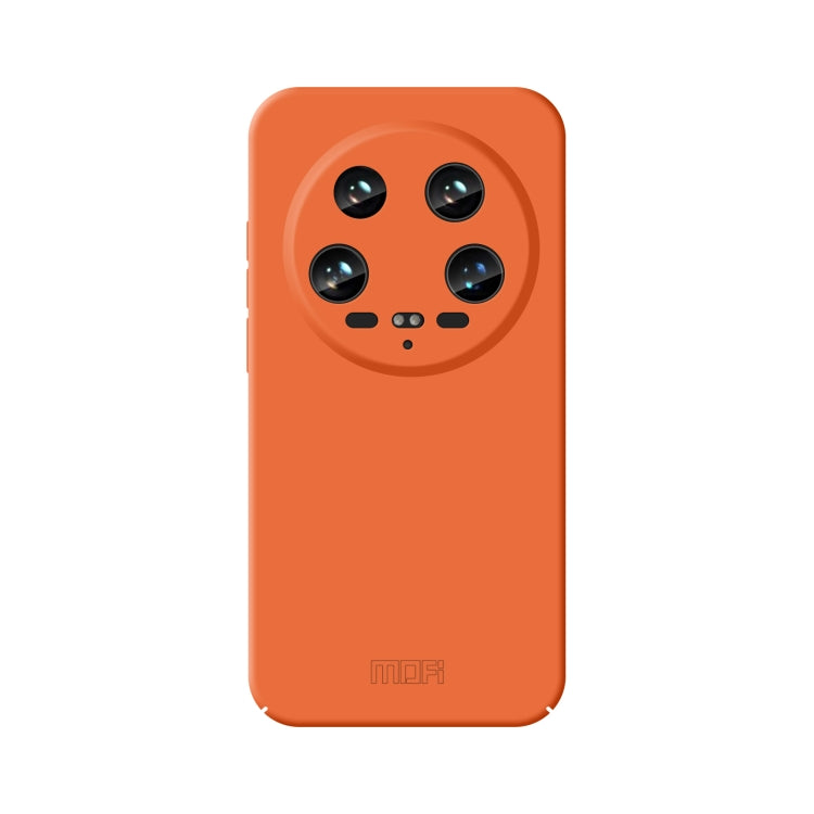 For Xiaomi 14 Ultra MOFI Qin Series Skin Feel All-inclusive PC Phone Case(Orange) - 14 Ultra Cases by MOFI | Online Shopping South Africa | PMC Jewellery | Buy Now Pay Later Mobicred
