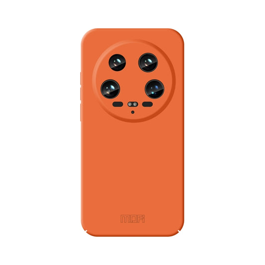 For Xiaomi 14 Ultra MOFI Qin Series Skin Feel All-inclusive PC Phone Case(Orange) - 14 Ultra Cases by MOFI | Online Shopping South Africa | PMC Jewellery | Buy Now Pay Later Mobicred