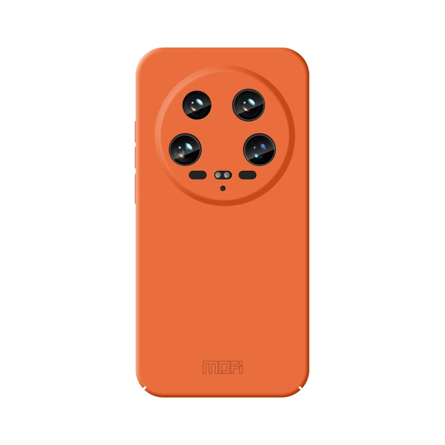 For Xiaomi 14 Ultra MOFI Qin Series Skin Feel All-inclusive PC Phone Case(Orange)