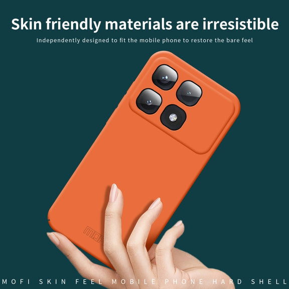 For Xiaomi Redmi K70 Ultra MOFI Qin Series Skin Feel All-inclusive PC Phone Case(Gray)