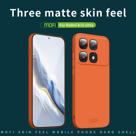 For Xiaomi Redmi K70 Ultra MOFI Qin Series Skin Feel All-inclusive PC Phone Case(Green)