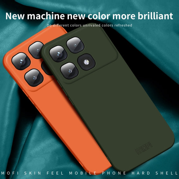 For Xiaomi Redmi K70 Ultra MOFI Qin Series Skin Feel All-inclusive PC Phone Case(Orange)