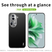 For OPPO Reno11 China MOFI Ming Series Ultra-thin TPU Phone Case(Transparent)