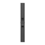 For Garmin Vivoactive 4S One Bead Butterfly Buckle Stainless Steel Metal Watch Band(Black)