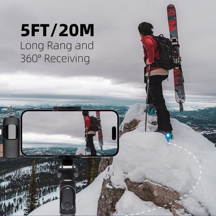 2 in 1 Wireless Lavalier Microphones for iPhone / Android - Microphone by PMC TechLife | Online Shopping South Africa | PMC TechLife | Buy Now Pay Later Mobicred