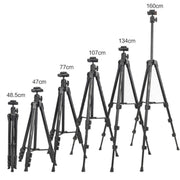 YUNTENG VCT-580 DSLR Camera Telescopic Tripod Mount with 1 / 4 Screw