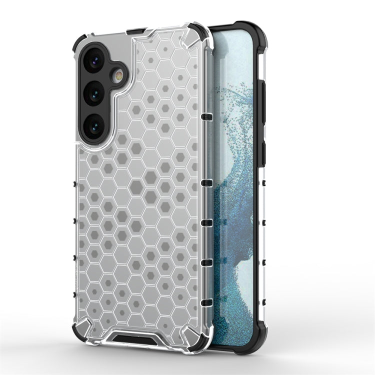 For Samsung Galaxy S24+ 5G Shockproof Honeycomb Phone Case(White) - Galaxy S24+ 5G Cases by PMC TechLife | Online Shopping South Africa | PMC TechLife