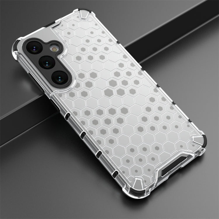 For Samsung Galaxy S24+ 5G Shockproof Honeycomb Phone Case(White) - Galaxy S24+ 5G Cases by PMC TechLife | Online Shopping South Africa | PMC TechLife
