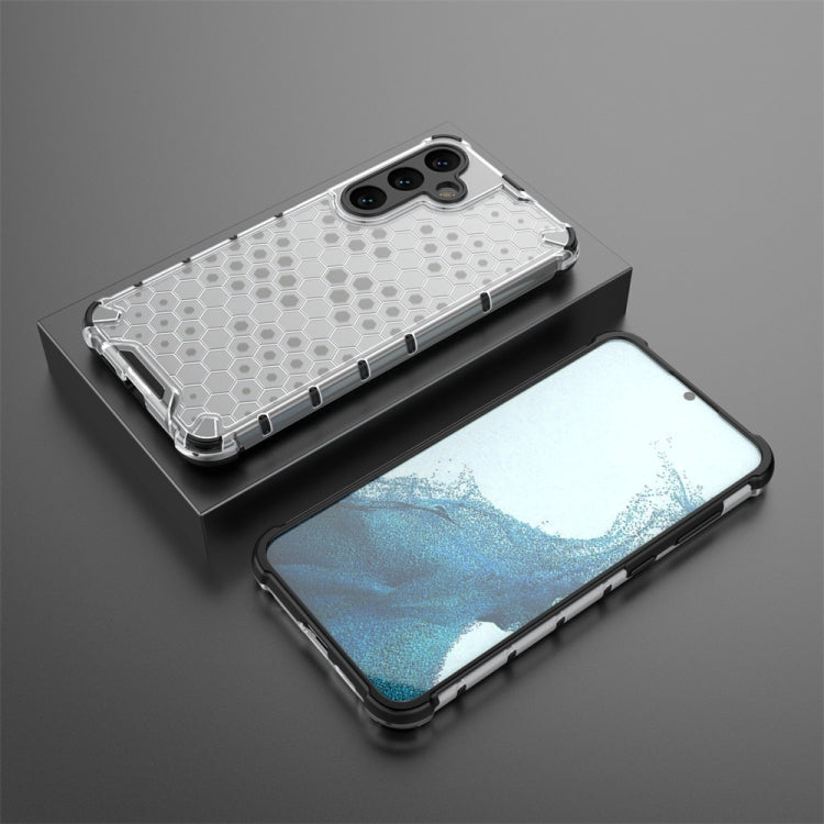 For Samsung Galaxy S24+ 5G Shockproof Honeycomb Phone Case(White) - Galaxy S24+ 5G Cases by PMC TechLife | Online Shopping South Africa | PMC TechLife