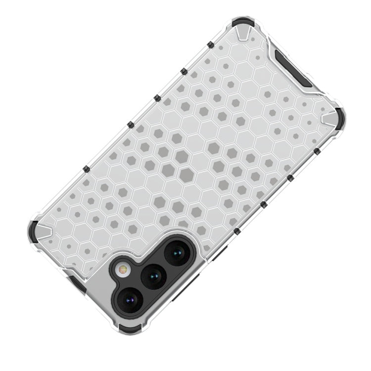 For Samsung Galaxy S24+ 5G Shockproof Honeycomb Phone Case(Green)