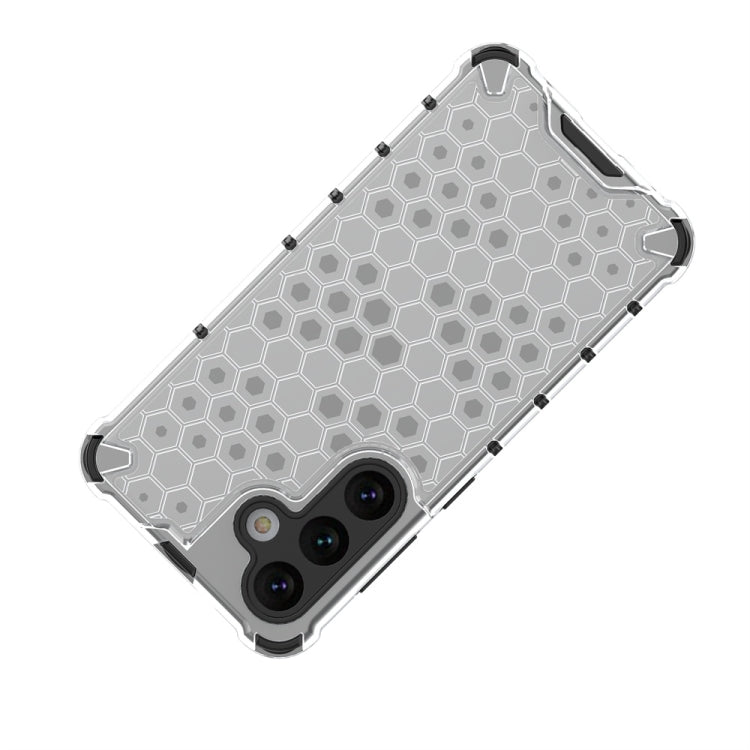 For Samsung Galaxy S24 5G Shockproof Honeycomb Phone Case(Black)