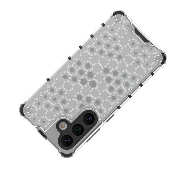 For Samsung Galaxy S24 5G Shockproof Honeycomb Phone Case(Green)