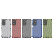 For Samsung Galaxy A25 5G Shockproof Honeycomb Phone Case(Red)