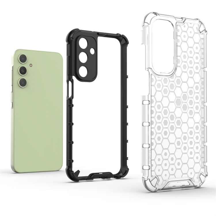 For Samsung Galaxy A25 5G Shockproof Honeycomb Phone Case(Green) - Galaxy Phone Cases by PMC TechLife | Online Shopping South Africa | PMC TechLife