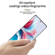 For OPPO Reno11 F MOFI 9H 2.5D Full Screen Tempered Glass Film(Black)