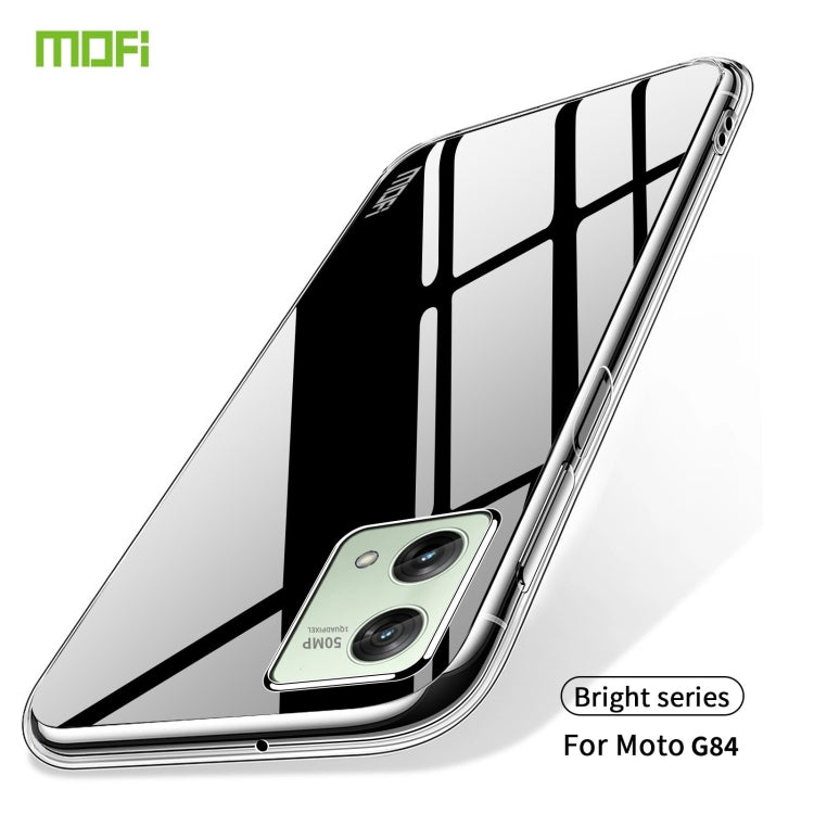 For Motorola Moto G84 MOFI Ming Series Ultra-thin TPU Phone Case(Transparent) - Motorola Cases by MOFI | Online Shopping South Africa | PMC TechLife