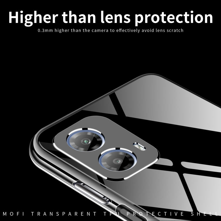 For Motorola Moto G34 MOFI Ming Series Ultra-thin TPU Phone Case(Transparent) - Motorola Cases by MOFI | Online Shopping South Africa | PMC TechLife
