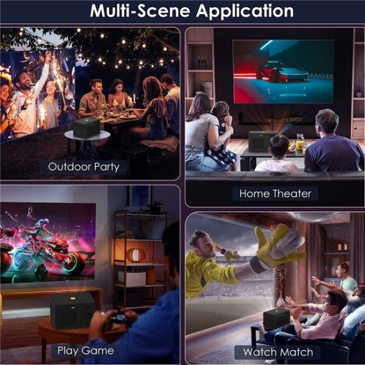 Y7 Portable HD Projector Media Player(AU Plug) - LED Projector by PMC TechLife | Online Shopping South Africa | PMC TechLife | Buy Now Pay Later Mobicred