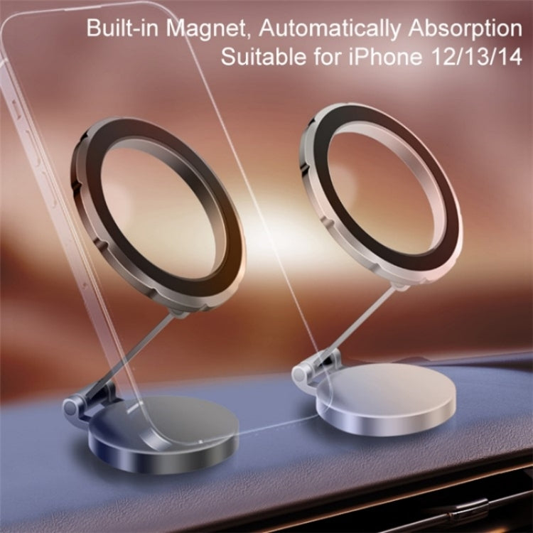 G118 1080-Degree Rotating Folding Magnetic Phone Holder Dashboard Suction Cup Car Mount(Grey) - Universal Car Holders by PMC TechLife | Online Shopping South Africa | PMC TechLife | Buy Now Pay Later Mobicred