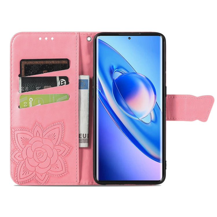 For Blackview A200 Pro Butterfly Love Flower Embossed Leather Phone Case(Pink) - More Brand by PMC TechLife | Online Shopping South Africa | PMC TechLife