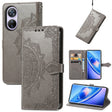 For Blackview A200 Pro Mandala Flower Embossed Leather Phone Case(Gray) - More Brand by PMC TechLife | Online Shopping South Africa | PMC TechLife | Buy Now Pay Later Mobicred