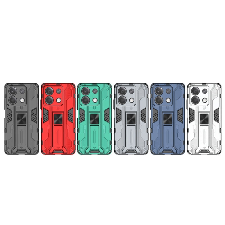 For Redmi Note 13 5G Supersonic Armor PC Hybrid TPU Phone Case(Green) - Note 13 Cases by PMC TechLife | Online Shopping South Africa | PMC TechLife | Buy Now Pay Later Mobicred
