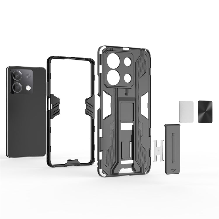 For Redmi Note 13 5G Supersonic Armor PC Hybrid TPU Phone Case(Blue) - Note 13 Cases by PMC TechLife | Online Shopping South Africa | PMC TechLife | Buy Now Pay Later Mobicred
