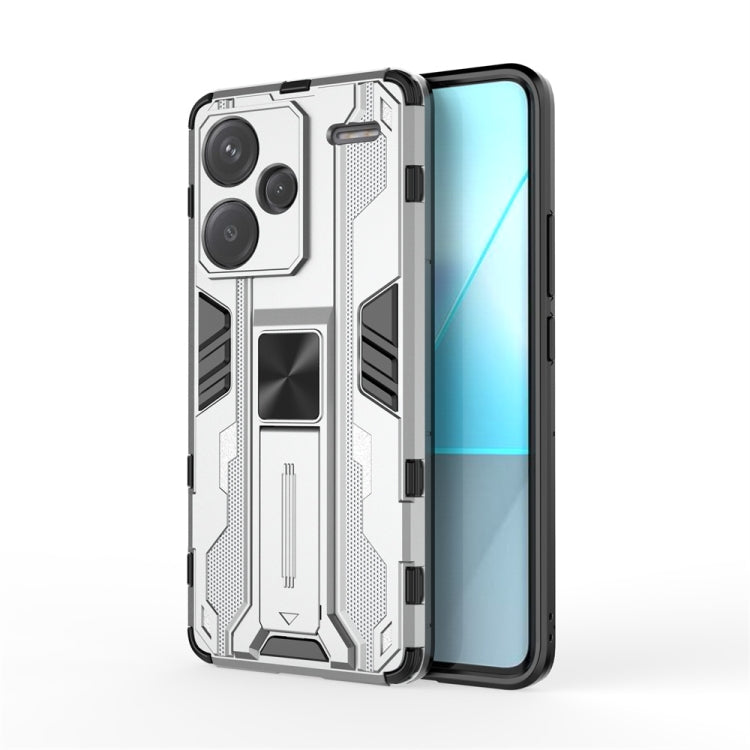 For Redmi Note 13 Pro+ Supersonic Armor PC Hybrid TPU Phone Case(Silver) - Note 13 Pro+ Cases by PMC TechLife | Online Shopping South Africa | PMC TechLife | Buy Now Pay Later Mobicred