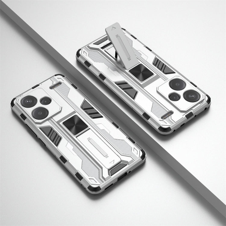 For Redmi Note 13 Pro+ Supersonic Armor PC Hybrid TPU Phone Case(Silver) - Note 13 Pro+ Cases by PMC TechLife | Online Shopping South Africa | PMC TechLife | Buy Now Pay Later Mobicred