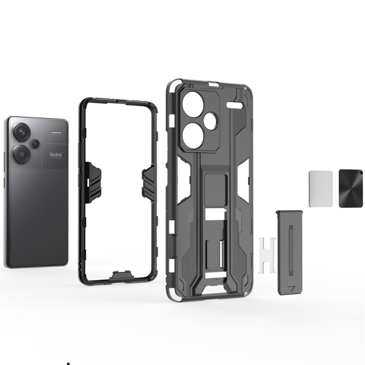 For Redmi Note 13 Pro+ Supersonic Armor PC Hybrid TPU Phone Case(Silver) - Note 13 Pro+ Cases by PMC TechLife | Online Shopping South Africa | PMC TechLife | Buy Now Pay Later Mobicred