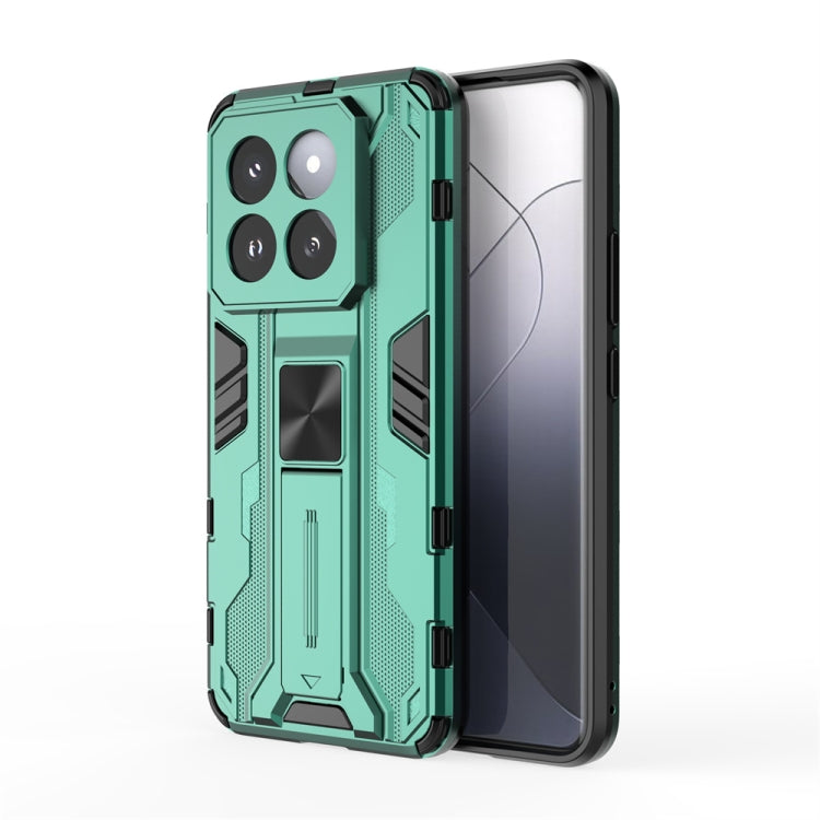 For Xiaomi 14 Pro Supersonic Armor PC Hybrid TPU Phone Case(Green) - 14 Pro Cases by PMC TechLife | Online Shopping South Africa | PMC TechLife | Buy Now Pay Later Mobicred