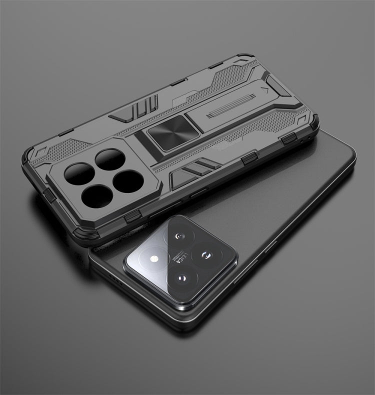 For Xiaomi 14 Pro Supersonic Armor PC Hybrid TPU Phone Case(Silver)