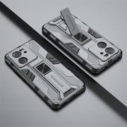 For Xiaomi 13T Supersonic Armor PC Hybrid TPU Phone Case(Grey)