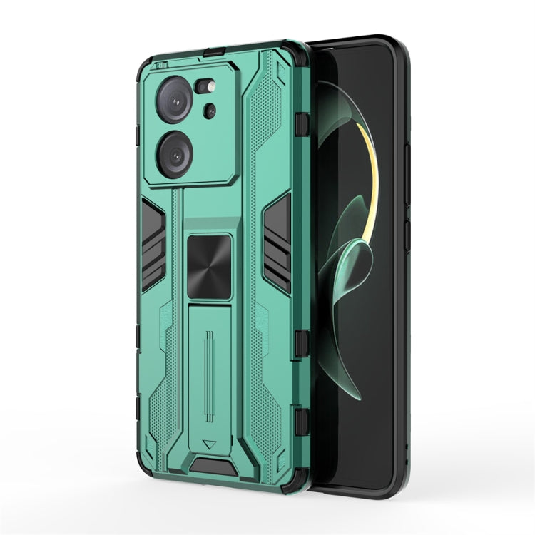 For Xiaomi 13T Pro Supersonic Armor PC Hybrid TPU Phone Case(Green) - Xiaomi Cases by PMC TechLife | Online Shopping South Africa | PMC TechLife | Buy Now Pay Later Mobicred