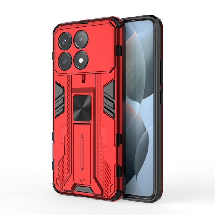 For Redmi K70 Pro Supersonic Armor PC Hybrid TPU Phone Case(Red) - K70 Pro Cases by PMC TechLife | Online Shopping South Africa | PMC TechLife | Buy Now Pay Later Mobicred
