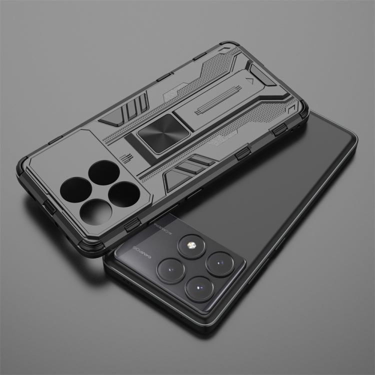 For Xiaomi Poco X6 Pro Supersonic Armor PC Hybrid TPU Phone Case(Silver)