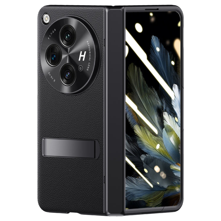 For OPPO Find N3 Pioneer Skin-Feel Case-film Integral Hinge Shockproof Phone Case(Black) - Find N3 Cases by PMC TechLife | Online Shopping South Africa | PMC TechLife