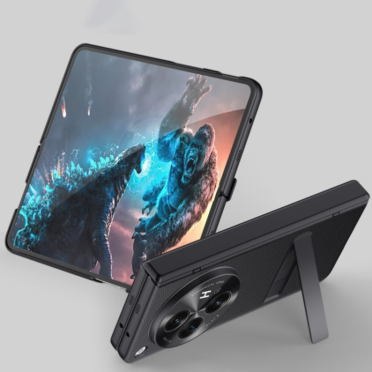 For OPPO Find N3 Pioneer Skin-Feel Case-film Integral Hinge Shockproof Phone Case(Black) - Find N3 Cases by PMC TechLife | Online Shopping South Africa | PMC TechLife