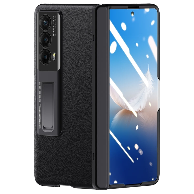 For Honor Magic Vs2 Pioneer Skin-Feel Case-film Integral Hinge Shockproof Phone Case(Blue)