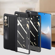 For Honor Magic VS Pioneer Skin-Feel Case-film Integral Hinge Shockproof Phone Case(Black)