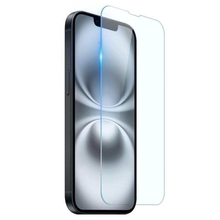 For iPhone 16e NORTHJO 3 in 1 TPU Phone Case with Screen Film and Lens Film(Clear) - iPhone 16e Cases by NORTHJO | Online Shopping South Africa | PMC TechLife | Buy Now Pay Later Mobicred