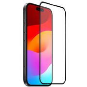 For iPhone 17 NORTHJO A++ Screen Protector Full Glue Silk Printing Tempered Glass Film(Black)