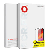 For iPhone 17 NORTHJO A++ Screen Protector Full Glue Silk Printing Tempered Glass Film(Black)