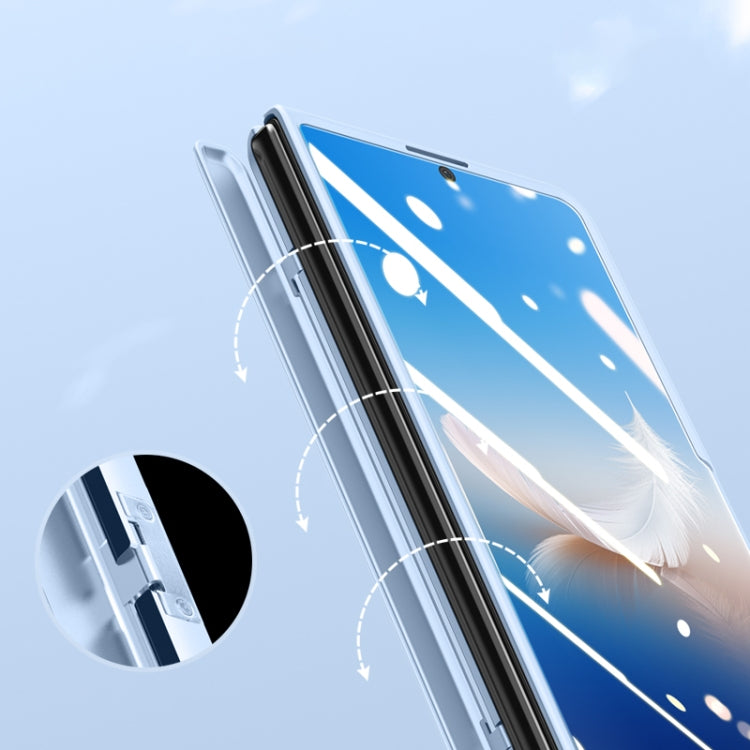 For Honor Magic Vs2 Skin-sensitive Case-film Integral Hinge Shockproof Phone Case(Blue) - Honor Cases by PMC TechLife | Online Shopping South Africa | PMC TechLife | Buy Now Pay Later Mobicred