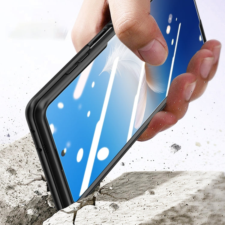 For Honor Magic Vs2 Skin-sensitive Case-film Integral Hinge Shockproof Phone Case(Blue) - Honor Cases by PMC TechLife | Online Shopping South Africa | PMC TechLife | Buy Now Pay Later Mobicred