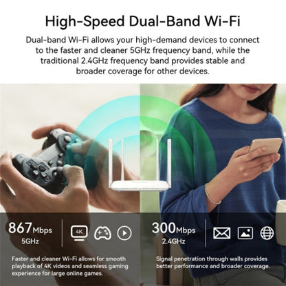 LB-LINK WR1300H Full Gigabit Port 1200M High Speed Dual Band 5G WiFi Repeater Wireless Router - free shipping - PMC Jewellery - Order now!