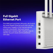 LB-LINK AX1800 Home Game WiFi6 Gigabit Dual Band Wireless Router Broadband WiFi Extender