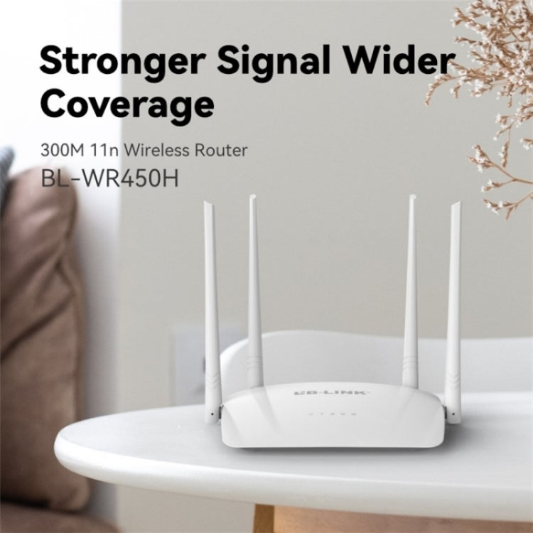 LB-LINK WR450H 4x5dBi High Gain Antennas WiFi Extender 300Mbps Wireless Router - Wireless Routers by LB-LINK | Online Shopping South Africa | PMC Jewellery | Buy Now Pay Later Mobicred