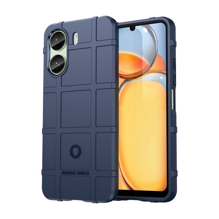 For Xiaomi Redmi 13C Full Coverage Shockproof TPU Phone Case(Blue) - 13C Cases by PMC TechLife | Online Shopping South Africa | PMC TechLife | Buy Now Pay Later Mobicred