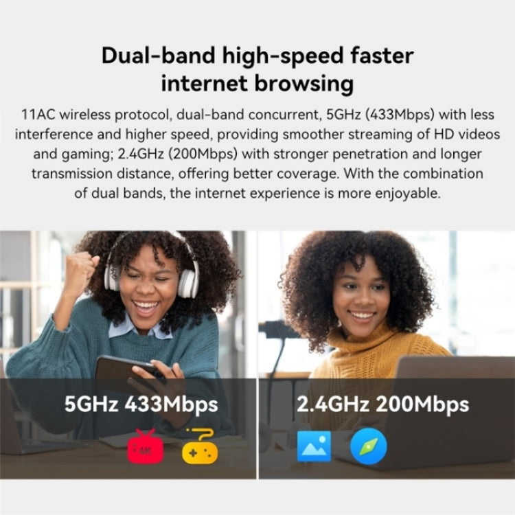 LB-LINK BL-WN650BT 650M Dual Band Wireless Adapter Bluetooth WiFi 2-in-1 Network Card - free shipping - PMC Jewellery - Order now!